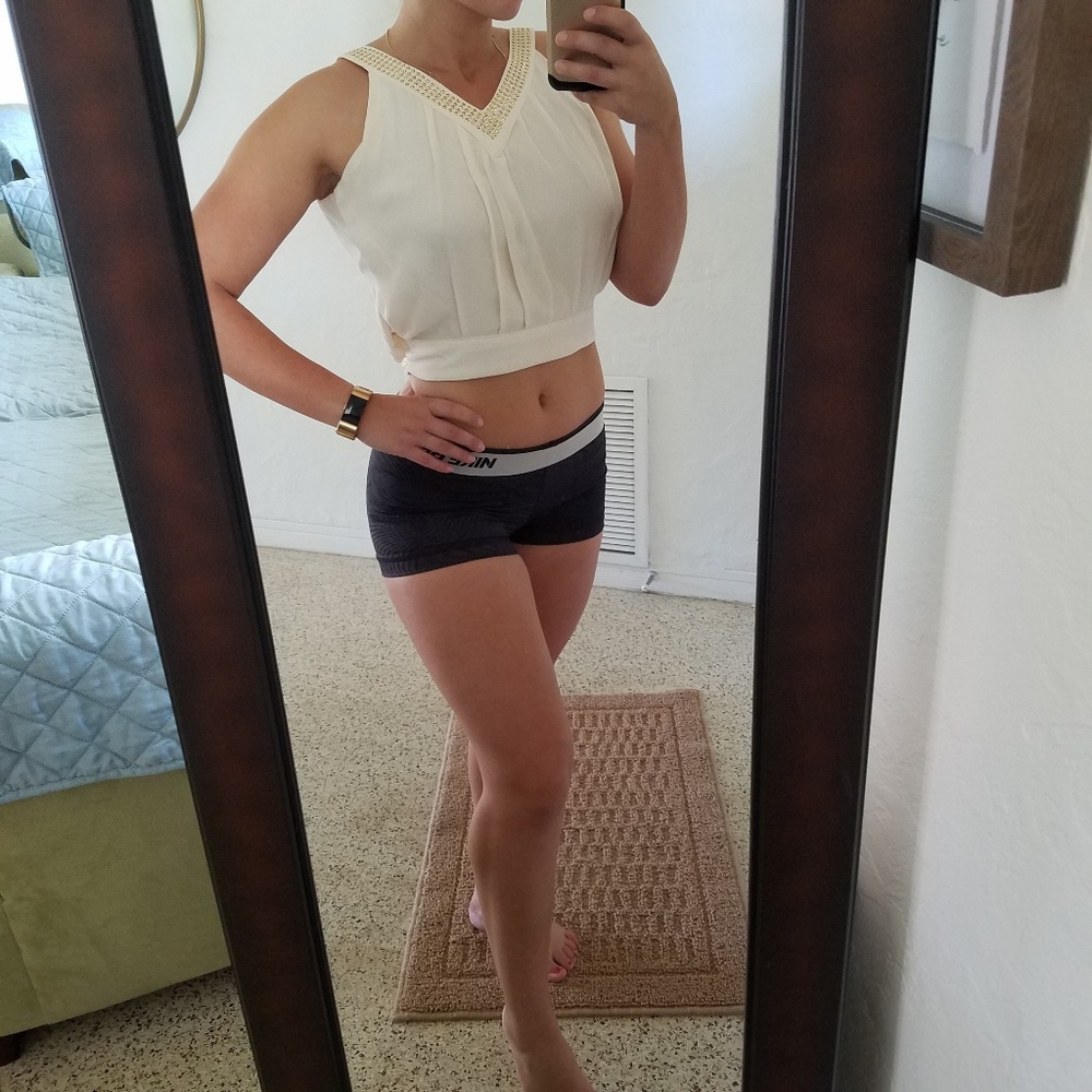 Charlotte Russe Cropped Blouse